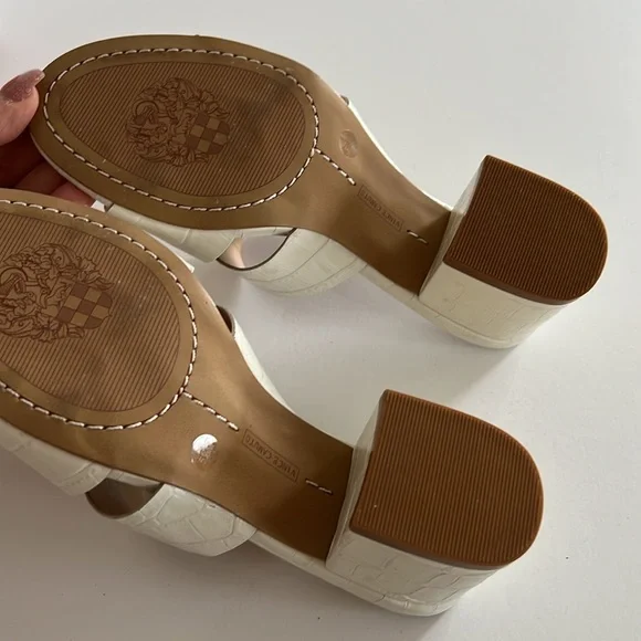 Vince Camuto Leather Jorkita Mules Size 5.5 | NWOB - Picture 7 of 7